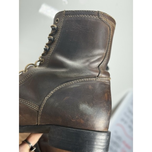 Mens Ariat Heritage Lacer Distressed Brown Leather Boots 32525 Size 10.5D - Picture 10 of 16